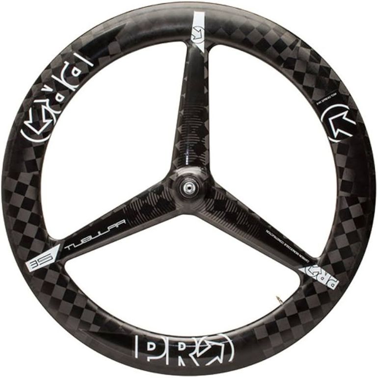 Used Pro threespoke + disc wheel 2020 bike — image 1 of 6