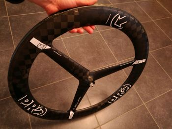 Used Pro threespoke + disc wheel 2020 bike — image 6 of 6