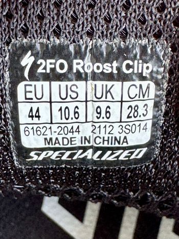 Used Specialized Specialized 2FO Roost Clip MTB Schuhe - Gr. 44 2024 bike — image 4 of 4