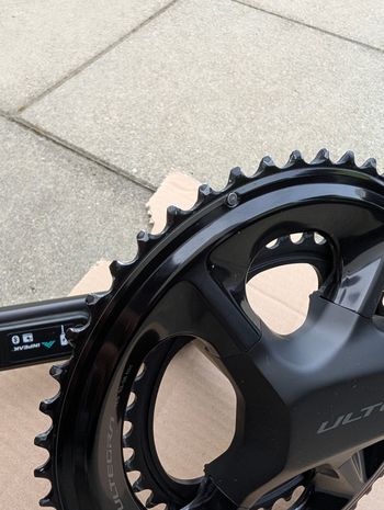 Used Shimano Inpeak Ultegra Kurbel FC-R8100 Powermeter POWERCRANK-E TWiN2 175 2023 bike — image 4 of 7