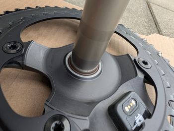 Used Shimano Inpeak Ultegra Kurbel FC-R8100 Powermeter POWERCRANK-E TWiN2 175 2023 bike — image 3 of 7