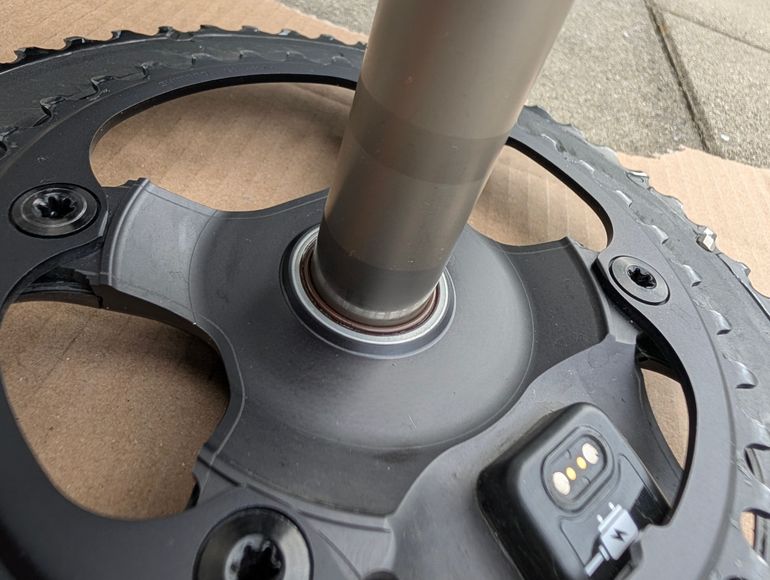 Used Shimano Inpeak Ultegra Kurbel FC-R8100 Powermeter POWERCRANK-E TWiN2 175 2023 bike — image 3 of 7