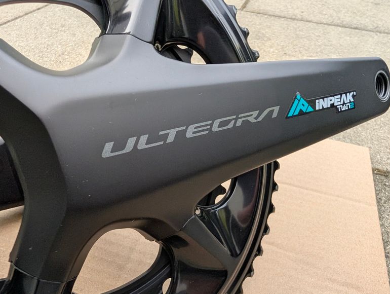 Used Shimano Inpeak Ultegra Kurbel FC-R8100 Powermeter POWERCRANK-E TWiN2 175 2023 bike — image 2 of 7