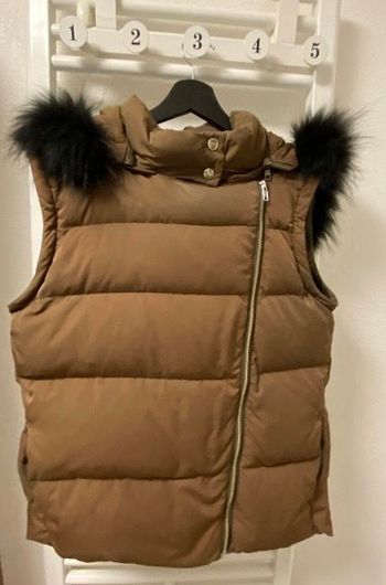 Used maje Superbe Doudoune femme marque ,duvet et plume Kaki et Noir 2022 bike — image 3 of 13
