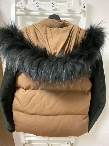 Used maje Superbe Doudoune femme marque ,duvet et plume Kaki et Noir 2022 bike — image 2 of 13