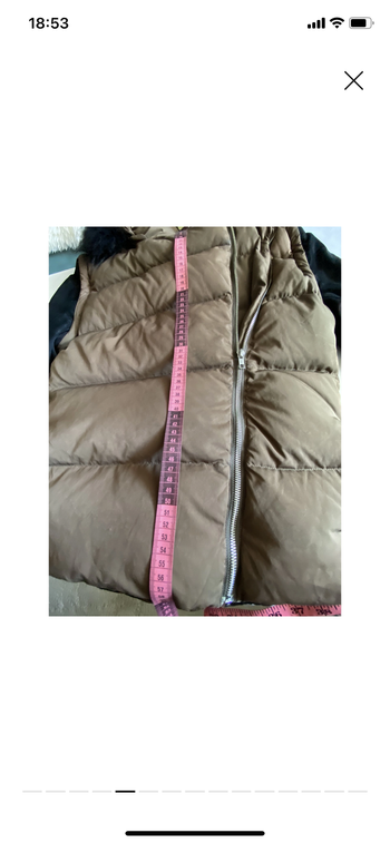 Used maje Superbe Doudoune femme marque ,duvet et plume Kaki et Noir 2022 bike — image 9 of 13