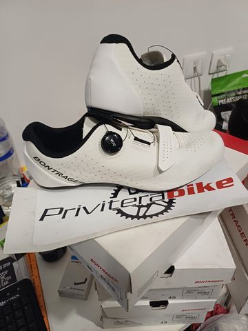 Gebrauchtes Bontrager SCARPE BDC CIRCUIT ROAD white 46 - 5253285 2024 Cycling Shoes