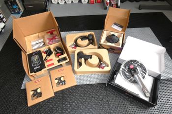 Used Sram Red E1 Groupset Quarq DUB Power Meter bike
