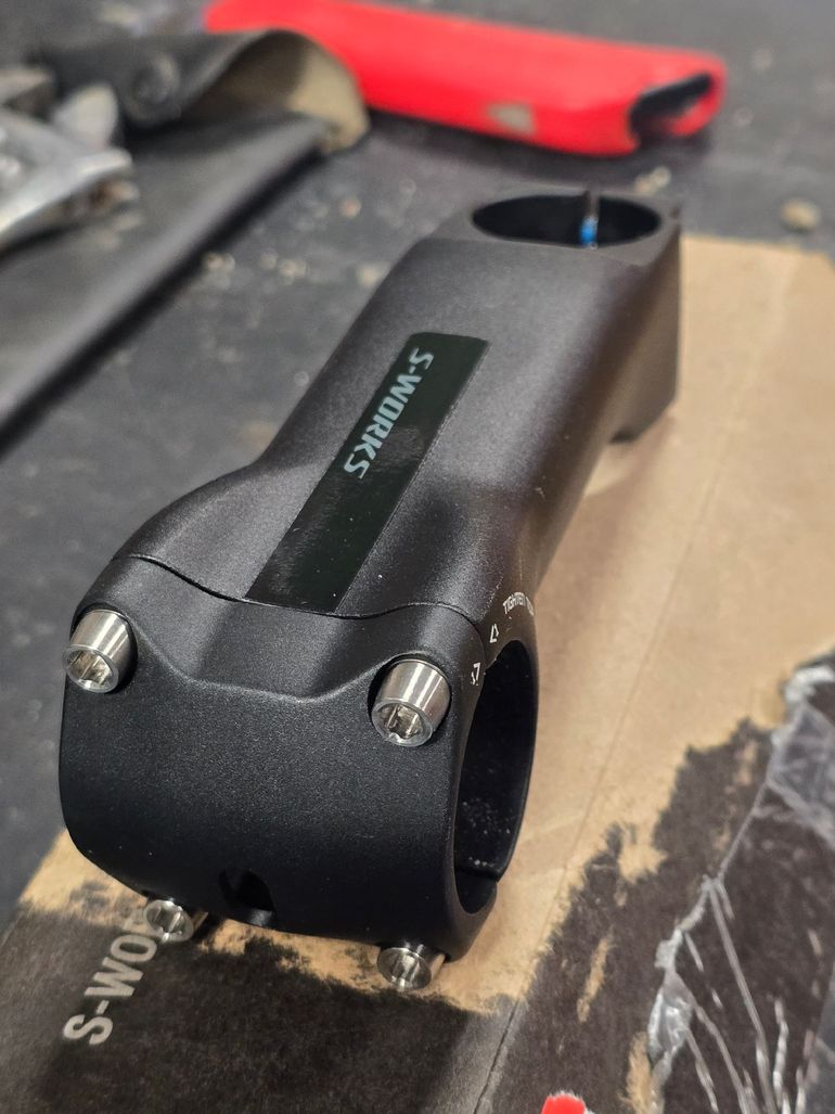 【値下げ】S-Works TARMAC stem 110mm ±6° S-works tarmac stem 110mm 6° S-Works TARMAC stem 110mm ±6° Specialized