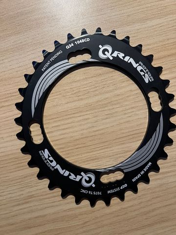 Brugt Rotor Qrings Q34 104BCD Drivetrain & Pedals
