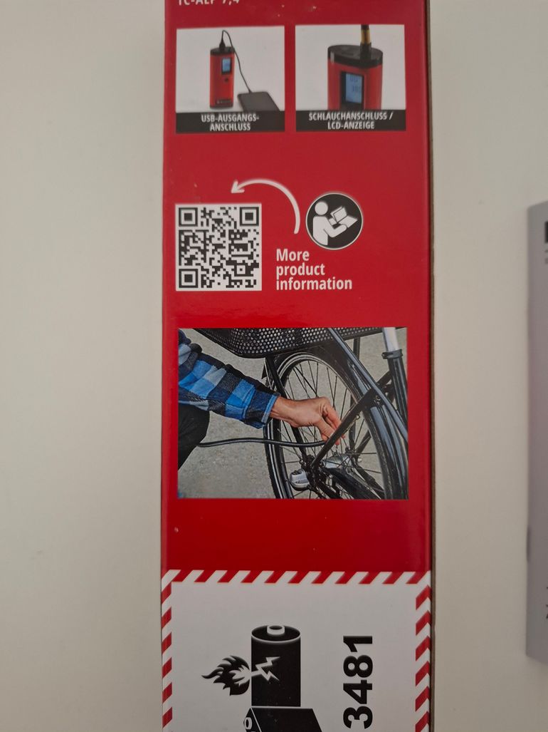 Used EINHELL Akku Luftpumpe 2025 bike — image 3 of 3