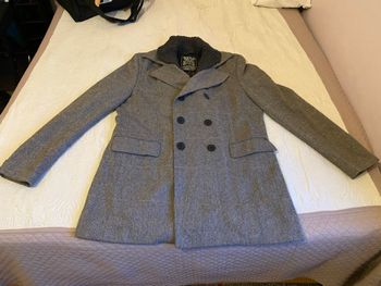 Käytetty scotch&soda Manteau Scotch &t Soda homme -XL, laine, col amovible, fait main enItalie 2022 Outdoor Clothing