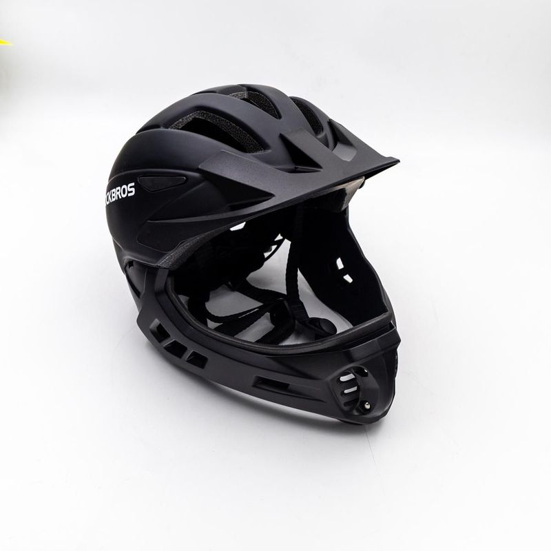 Gebrauchtes Kask Children's helmet with detachable chin guard FULL FACE 48-58 cm off-road Rockbros TT-018-BK Cycling Accessories
