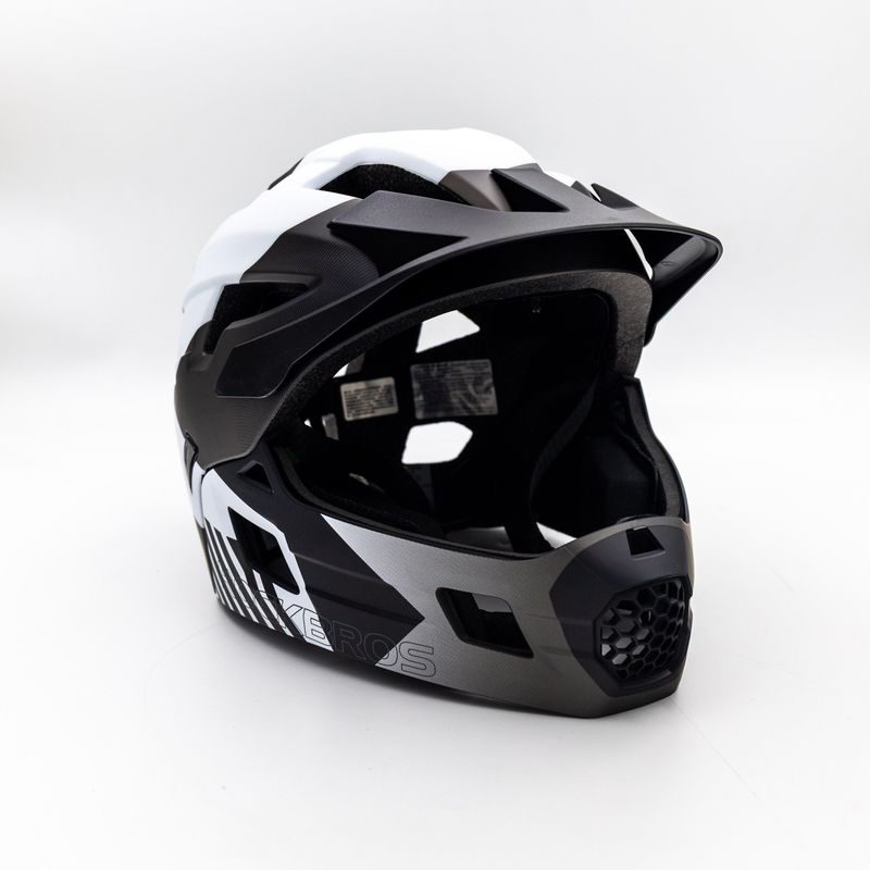 Gebrauchtes Rockbros Childrens helmet with detachable chin guard FULL FACE off-road TS-61 Gray Cycling Accessories