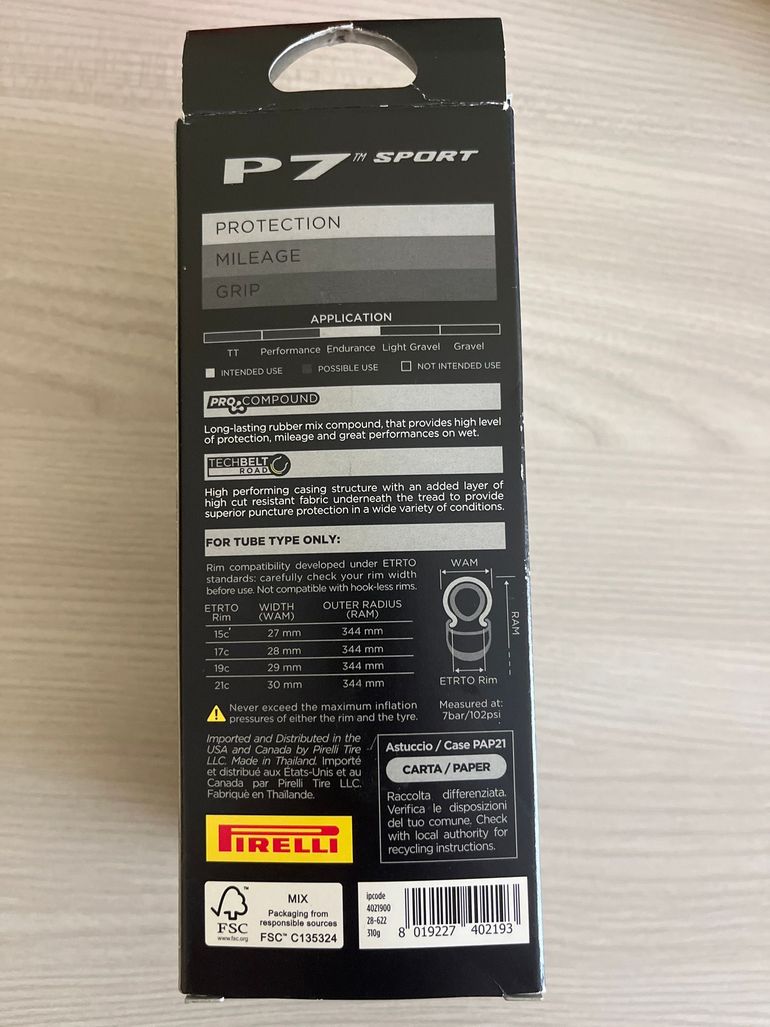 Used Pirelli P7 Sport 2025 bike — image 2 of 3
