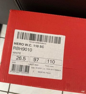 Brugt Rossignol Chaussures de ski taille 26.5 flex 110 bike — billede 5 af 5