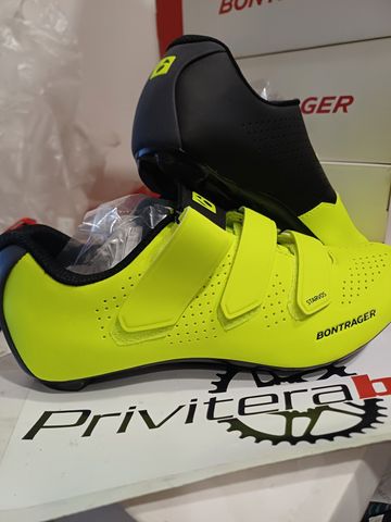 Tweedehands Bontrager SCARPE BDC STARVOS giallo 47 - 551587 2023 Cycling Shoes