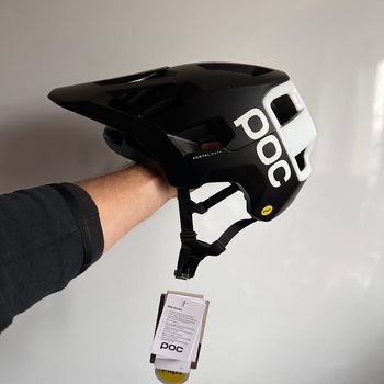 Used POC Přilba na kolo POC Kortal Race MIPS Black Matt/Hydrogen White Large Cycling Accessories