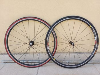 Używany PMP ruote bici corsa PMP RS04 mozzo carbonio cerchi alluminio 700x23 SHIMANO nere Wheels