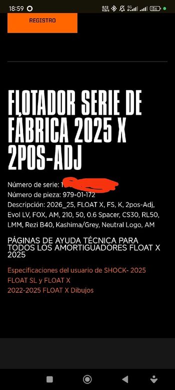 Used Fox float x factory 2025 bike — image 6 of 6