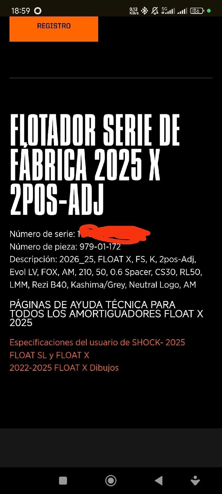 Used Fox float x factory 2025 bike — image 6 of 6
