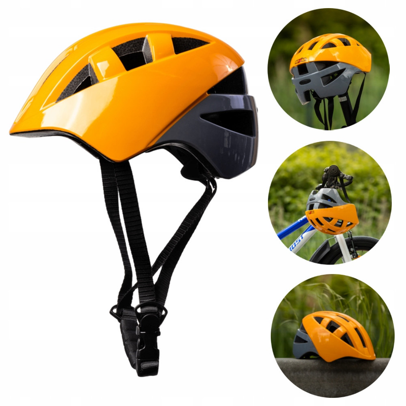 Używany Roxar KID Orange Childrens Bicycle Helmet Cycling Accessories