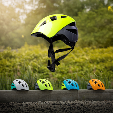Tweedehands Roxar Kid Helmet Yellow Fluo bike — afbeelding 4 van 5
