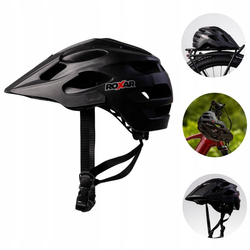 Used Roxar MTB Helmet Black Matte bike — image 1 of 5