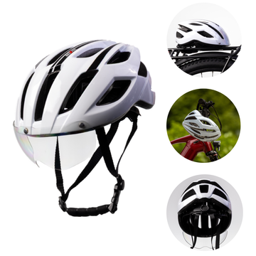 Brugt Roxar Speed Road Helmet White Cycling Accessories