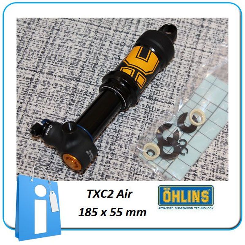 Used Öhlins Amortiguador TXC2 AIR 185 x 55 mm 185x 48, 5 / 50 / 52, 5 Trunnion shock 2024 Rear Suspension