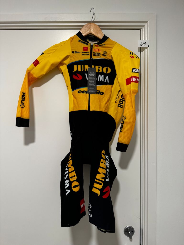 Ciclismo Divisa Lotto Jumbo Completo Ciclismo Campione Del Mondo