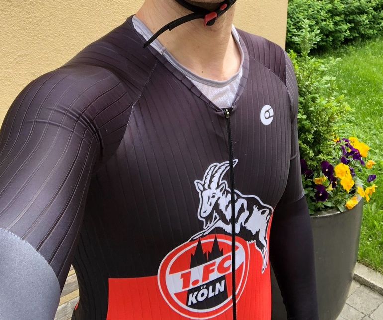Used nopinz EFFZEH Zeitfahranzug triathlon mit nummerntasche bike — image 5 of 5