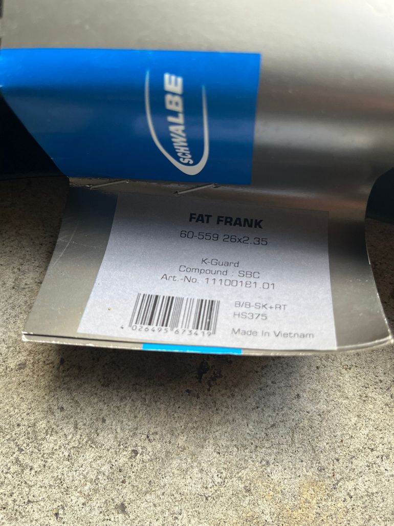 Used Schwalbe Fat Frank 26x2.35 2024 bike — image 4 of 4