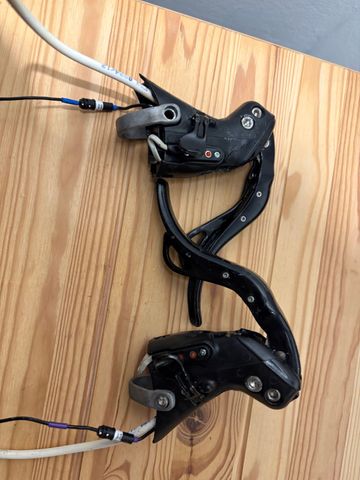 Brugt Campagnolo EPS Super Record Front and Rear Shifters disc Drivetrain & Pedals