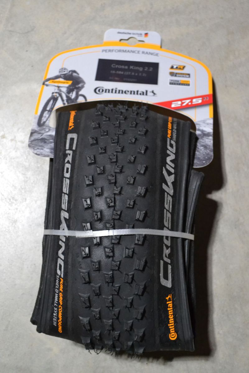 Used Continental Cross King 2.2 Tubeless Shieldwall Mountain Bike Tire 27.5 x 2.2 2023 Tyres & Tubes
