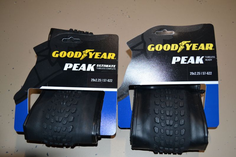 Used Goodyear Peak Ultimate Tubeless Tires, 2- Black 29 x 2.25" 2023 Tyres & Tubes
