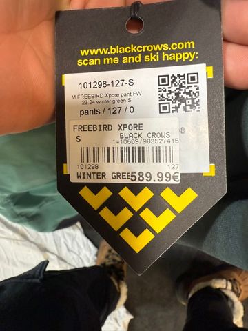 Brugt Black Crows Pantalon freebird xpore 2024 bike — billede 3 af 3