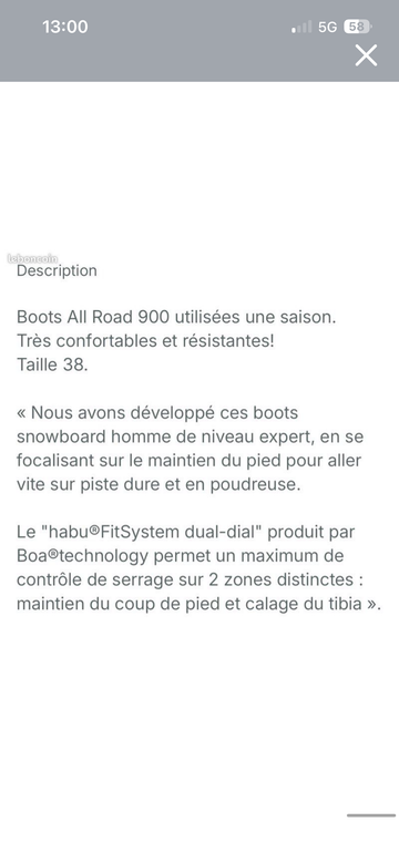 Gebrauchtes Decathlon Boots All Road 900 2024 Snowboarding & Splitboarding