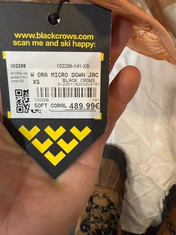 Used Black Crows W ora micro down jacket 2024 bike — image 3 of 3