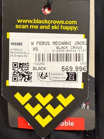 Gebrauchtes Black Crows W Ferus Mechanical Jacket 2024 bike — Bild 3 von 3