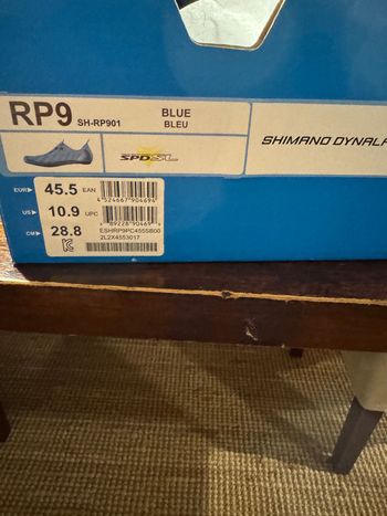 Used Shimano RP9 2021 Cycling Shoes