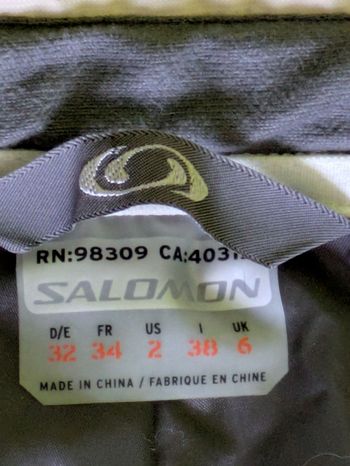 Brugt Salomon Pantalon de ski bike — billede 4 af 4