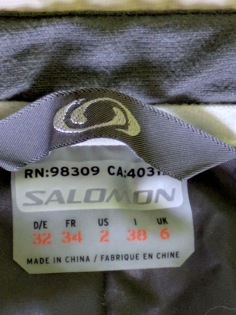 Brugt Salomon Pantalon de ski bike — billede 4 af 4