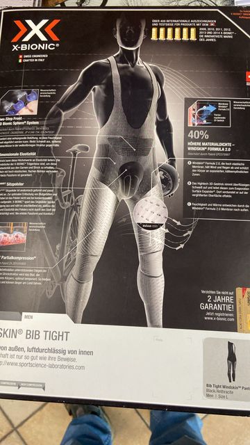 Tweedehands x-bionic windskin bib tight bike — afbeelding 3 van 3