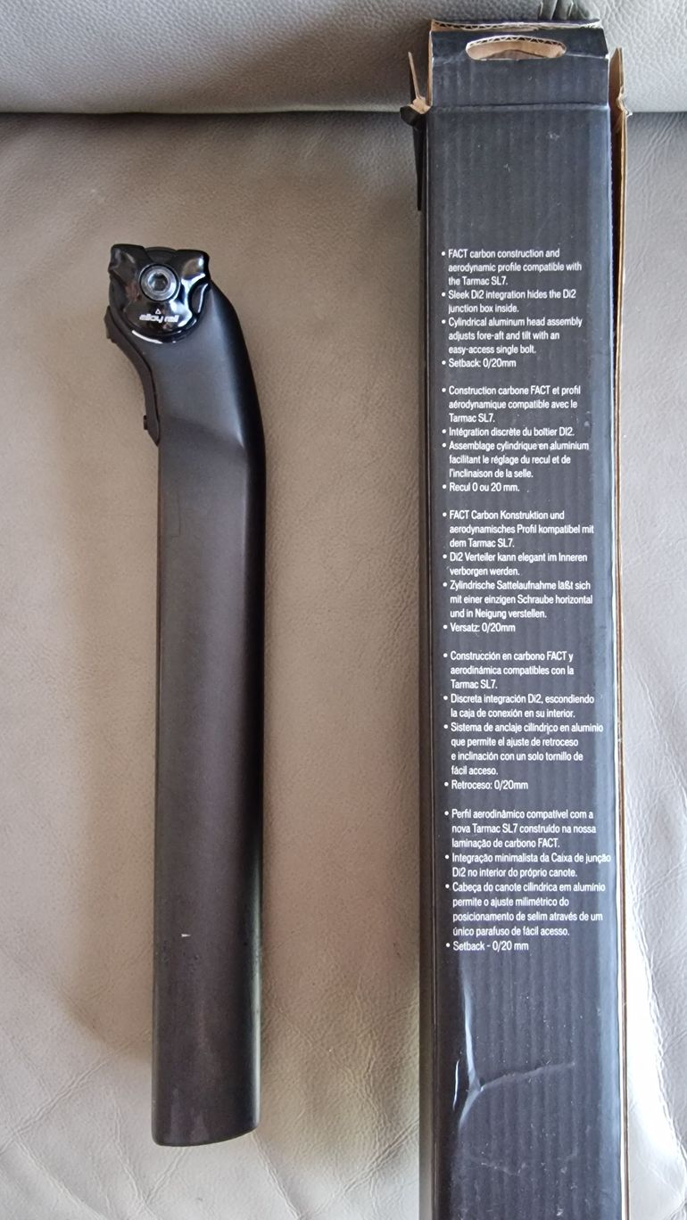 Used S-Works Tarmac SL7 300mm Seatpost 0-20mm offset 2022 bike — image 2 of 5