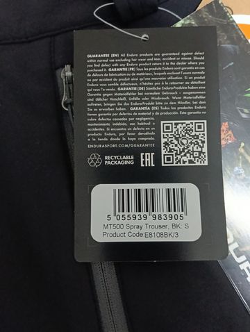 Brugt Endura MT 500 spray trouser bike — billede 5 af 5