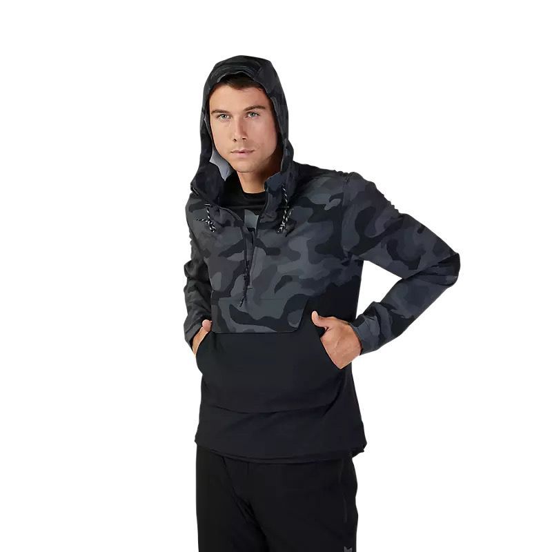 Used Fox Giacca Ranger Wind Pullover Nero Camo 2025 bike — image 7 of 9