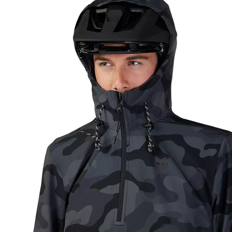 Used Fox Giacca Ranger Wind Pullover Nero Camo 2025 bike — image 8 of 9