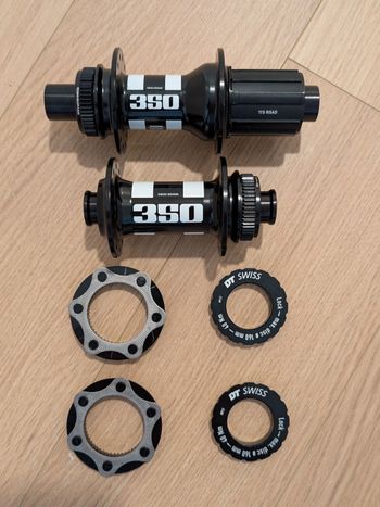 Used Dt Swiss DT Swiss 350 Thru axle road hub set 11 speed Shimano 2022 bike — image 2 of 3