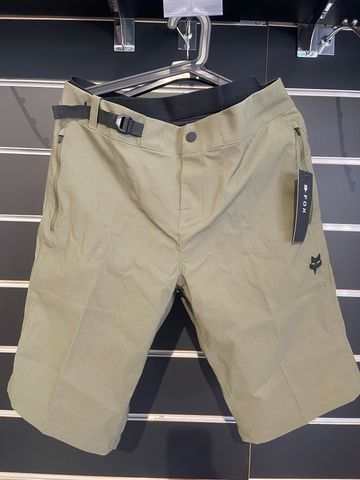 Käytetty Fox Pantaloncini Fox Ranger Verde oliva w/liner 2025 bike